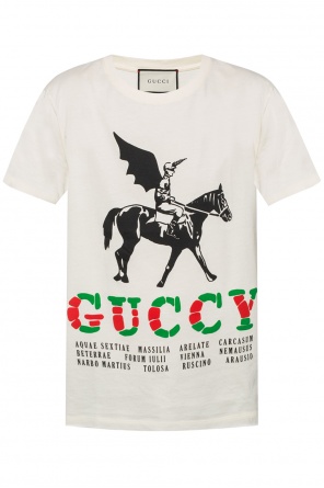 T-shirt z nadrukiem z logo, zdjęcie 1 T-shirt z nadrukiem z logo od Gucci